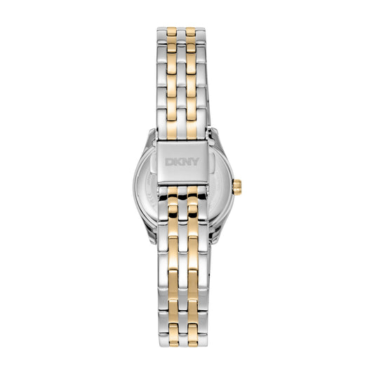 DKNY Logo  Two Tone Stainless Steel Bracelet
