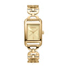 DKNY Γυναικείο Ρολόι Quartz με Χρυσό Μπρασελέ & Ορθογώνιο Καντράν DK1L142M0235