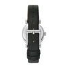 DKNY Γυναικείο Ρολόι Quartz με Μαύρο Δερμάτινο Λουράκι & Ασημί Καντράν DK1L159L0015