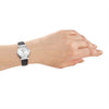 DKNY Γυναικείο Ρολόι Quartz με Μαύρο Δερμάτινο Λουράκι & Ασημί Καντράν DK1L159L0015