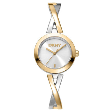 Ρολόι Γυναικείο DKNY Δίχρωμο Ασημί-Χρυσό DK1L170M0025