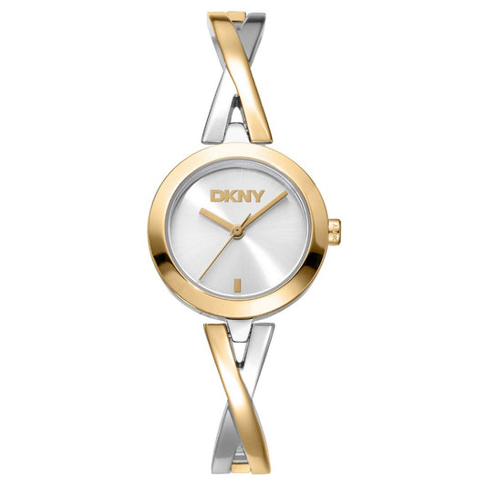 Ρολόι Γυναικείο DKNY Δίχρωμο Ασημί-Χρυσό DK1L170M0025