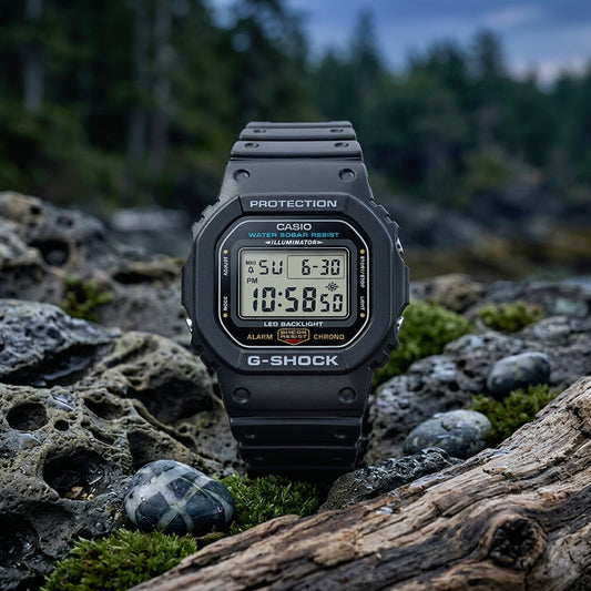 Casio G-Shock Black Rubber Strap