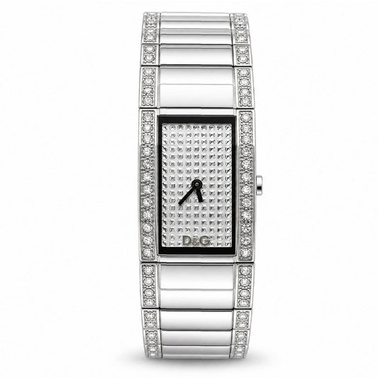 Ρολόι Γυναικείο D&G Stainless Steel Λευκό με Κρύσταλλα DW0276