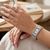 Ρολόι Γυναικείο D&G Stainless Steel Λευκό με Κρύσταλλα DW0276
