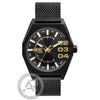 Diesel Scraper Black Stainless Steel Bracelet