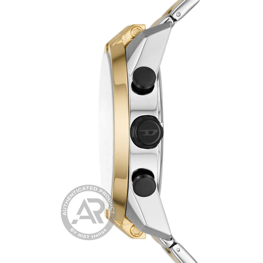 Diesel Split Two-Tone Chronograph Two Tone Stainless Steel Bracelet