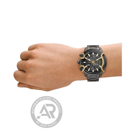 Diesel Griffed Chronograph Black Stainless Steel Bracelet