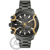 Diesel Griffed Chronograph Black Stainless Steel Bracelet