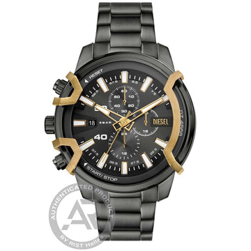 Diesel Griffed Chronograph Black Stainless Steel Bracelet