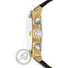 Diesel Spiked Chronograph Leather Strap
