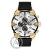 Diesel Spiked Chronograph Leather Strap