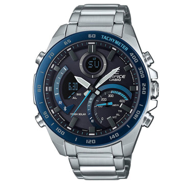 Casio Edifice Solar Silver Stainless Steel Bracelet