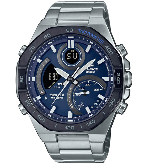 Casio Edifice Tough Solar Silver Stainless Steel Bracelet