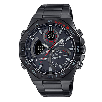 Casio Edifice Solar Black Stainless Steel Bracelet