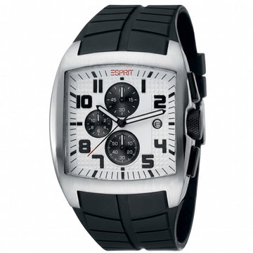Ανδρικό Ρολόι Esprit Chronograph με Μαύρο Λουράκι Σιλικόνης