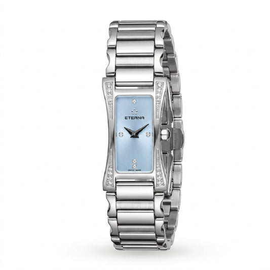 Γυναικείο Eterna Swiss Made με διαμάντια