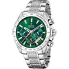 Festina Chronograph Silver Stainless Steel Bracelet