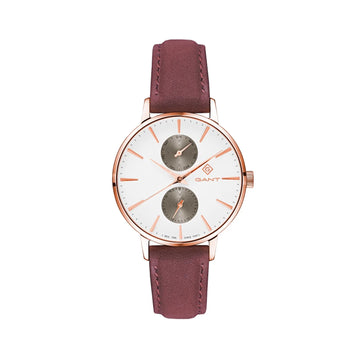Gant Park Avenue Day-Date Leather Strap