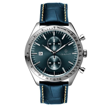 Gant Northampton Chronograph Blue Leather Strap