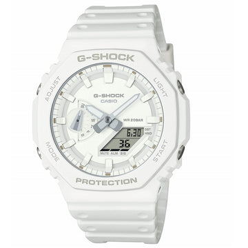 Casio G-Shock Tone on Tone White Rubber Strap