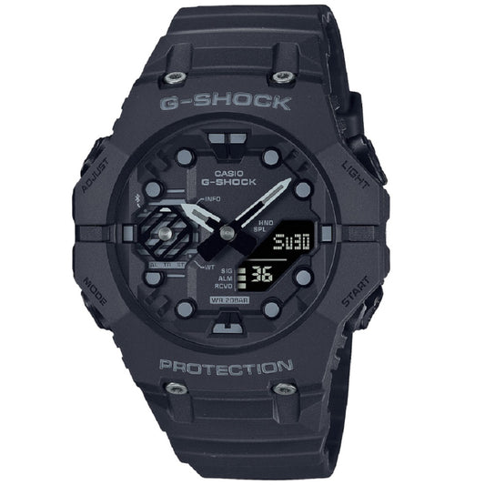 Casio G-SHock Smartwatch Chronograph Black Rubber Strap