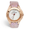 Γυναικείο Ρολόι GF Ferre Swiss Made Rose Gold με Δερμάτινο Λουράκι