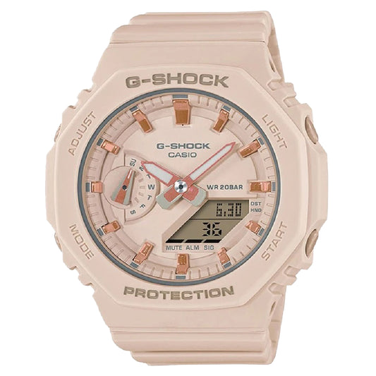 Ρολόι-Γυναικείο Casio G-Shock  Beige με Rose Gold GMA-S2100-4AER