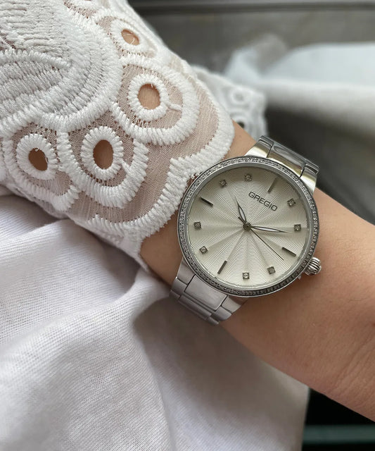Gregio Linda Silver Stainless Steel Bracelet