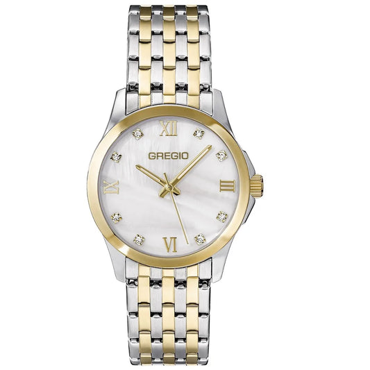 Gregio Noel Two Tone Stainless Steel Bracelet