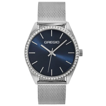 Gregio Bianca II Silver Stainless Steel Bracelet