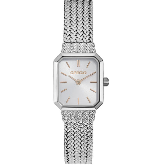 Gregio Maya Silver Stainless Steel Bracelet