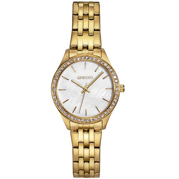 Gregio Supernova Crystals Gold Stainless Steel Bracelet