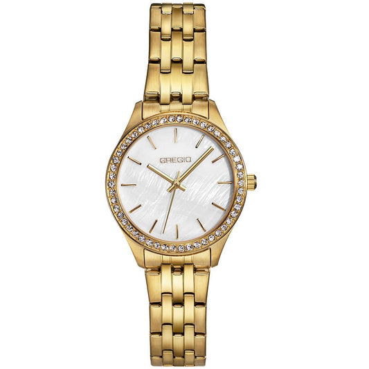 Gregio Supernova Crystals Gold Stainless Steel Bracelet