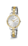 Guess Heartless Two Tone Stainless Steel Bracelet