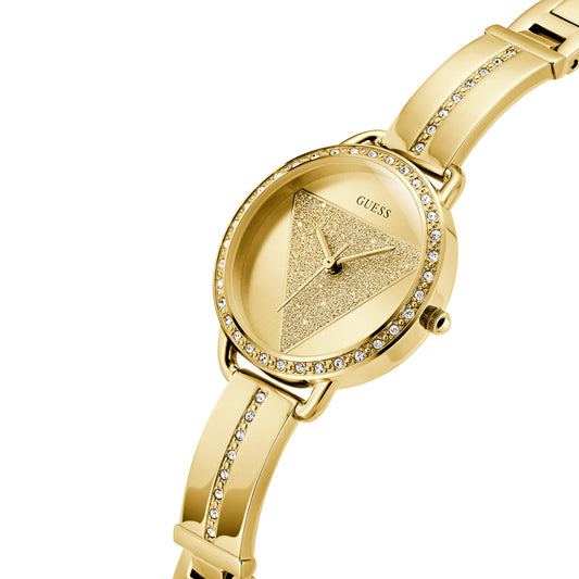 Guess Tri Bellini Gold Stainless Steel Bracelet