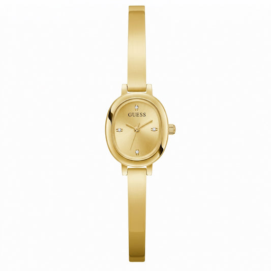 Γυναικείο Ρολόι Guess Χρυσό Minimal με Bracelet Design