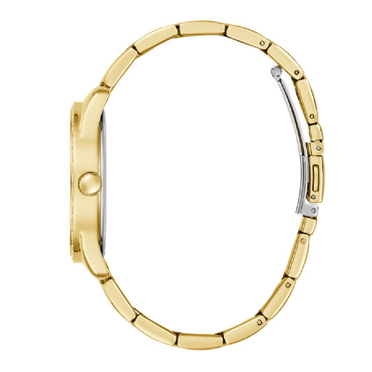 Γυναικείο Ρολόι Guess Gold Tone με Ζιργκόν