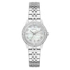 Γυναικείο Ρολόι Guess Silver Tone με Mother of Pearl Καντράν & Ζιργκόν