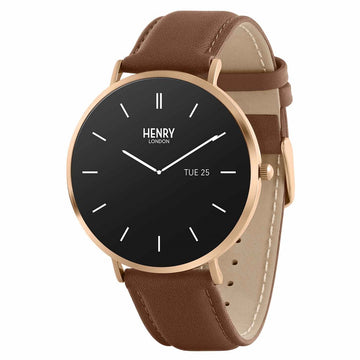 Henry London Series 65 Brown Leather Strap