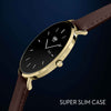 Henry London Series 65 Brown Leather Strap