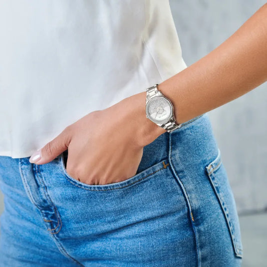 Cerruti 1881 Jesina Silver Stainless Steel Bracelet