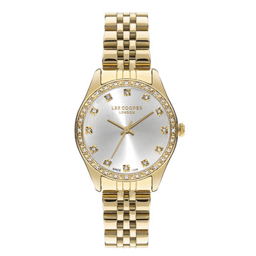 Lee Cooper 818 Crystals Gold Metallic Bracelet