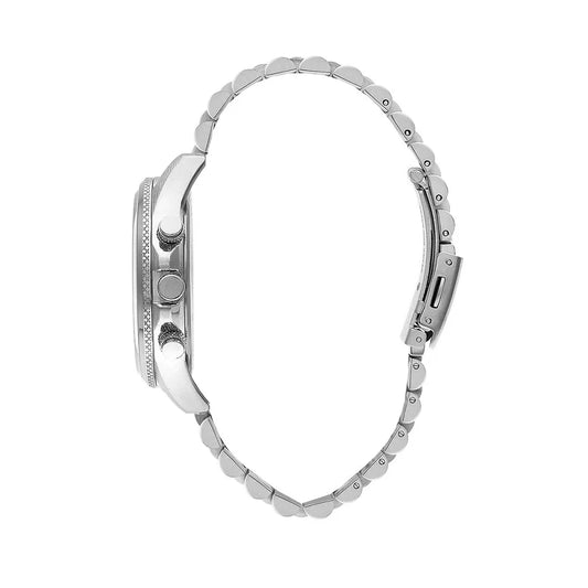 Lee Cooper 852 Multifunction Silver Metallic Bracelet