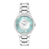 Lee Cooper Crystals Silver Stainless Steel Bracelet