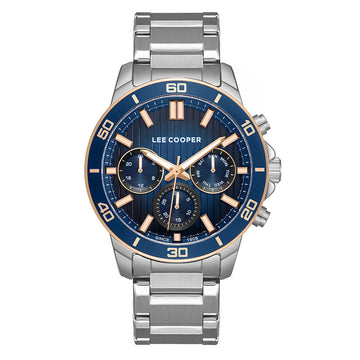 Lee Cooper Multifunction Silver Metallic Bracelet