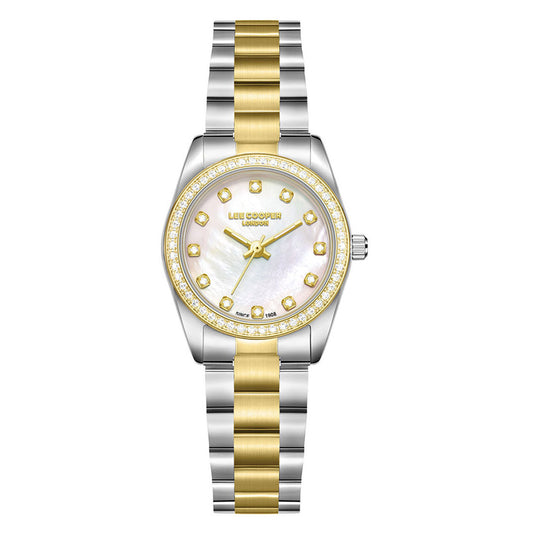 Ρολόι Γυναικείο Lee Cooper London Stainless Steel Δίχρωμο LC08155.220