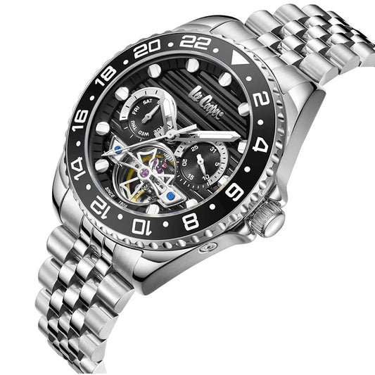 Lee Cooper Automatic Silver Metallic Bracelet