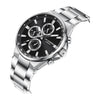 Lee Cooper LC08219.350  Ανδρικό Ρολόι Χρονογράφος με Μεταλλικό Μπρασελέ