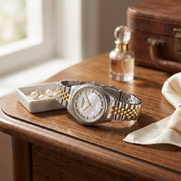 Ρολόι-Γυναικείο Lee Cooper London Stainless Steel Δίχρωμο LC08285.220